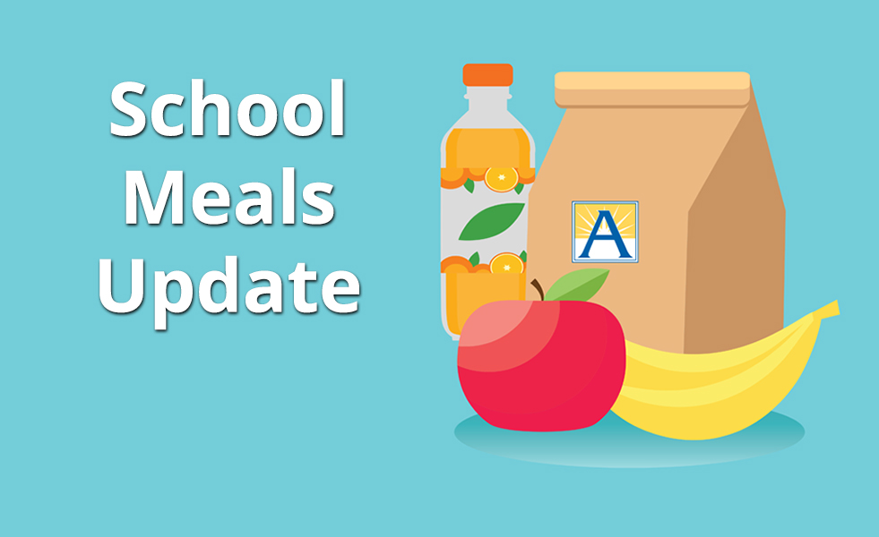 Mise à jour des repas scolaires/Actualización de Comidas Escolares