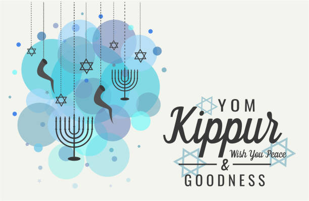 stars menorahs and horns to celebrate yom kippur