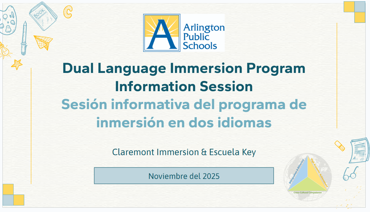 Information slide with APS logo and educational icons